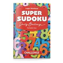 Portable Super Sudoku Logic Workout Notebooks, Daily Number Puzzle Challenge For Brain Training, Focus, Reasoning And Relaxation, Beginner To Challenge Levels, Travel-Friendly Size - Sudoku Difficulty Level - View 14