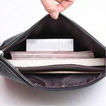 Envelope Clutch Casual Unisex Handbag PU Soft Leather Phone Bag Large Capacity Wallet - Multi-color - View 8