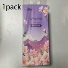 1 Pack Extra Large Capacity Paper Towels, 2-Ply Thickened Commercial Paper Towels, 1490 Sheets/Pack, 175*145mm Large Size, Hanging Paper Towels, Space-Saving - Purple Floral Facial Tissue - View 13