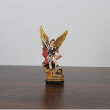 1pc Resin Archangel Michael Battle Angel Statue Collectible Model Desktop Decor For Indoor Use - 1PC - View 14