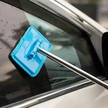 4pcs Car Glass Brush And Replacement Cloth, With Extendable Handle, Portable Car Cleaning Tool, Suitable For Efficient Cleaning Of Car Windows And Glass, Car Cleaning Accessories, Random Color - A - View 4