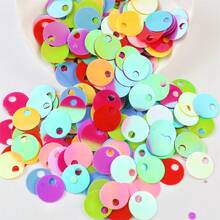 15mm Big Hole Flat Round Sequin Paillettes Large Hole 4mm PVC Loose Sequins And Spangles For Embroidery Applique Knitting Arts Crafts And Embellishment 210pcs/Bag 20g - 20 Grams - View 28