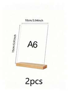 Adjustable L-Shaped A4/A5/A6 Standard Holder With Base, Poster Board, Suitable For Vertical Or Tilted Display, Ideal Choice For Wedding Venue, Combines Design Sense And Sturdy Structure, Restaurant Signage Use, Streamlined Design, Modern Style Holder, Acrylic Material - View 15