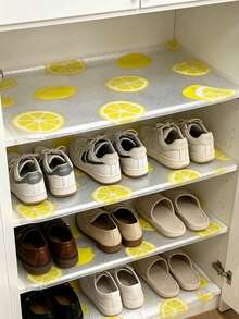 Alfombrillas para refrigerador con patrón de limón tamaño pequeño (16 piezas + 4 piezas) - Limón refrescante - Ver 2