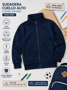 Tween Boys Sweatshirts - Navy Blue - View 5
