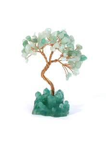1PC Healing Natural Crystals Stones Money Tree Home Office Desk Living Room Feng Shui Decoration For Luck Home Decor Resin Base K001 - Decoration - View 11