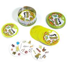 Panini Cartoon Anime Theme Quick Reaction Matching Card Game, Portable Tin Box Parent-Child Interactive Tabletop Game, Educational Image Search Game, Round Card Design, Fun Same-Image Matching Battle Gameplay, Train Observation And Reaction Skills, Suitable For All Ages - Multi-Player Interactive Gameplay, Perfect For Family Gatherings, Friend Parties, Classroom Games, Birthday Gifts - View 5