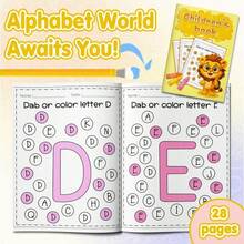 ABC Alphabet Learning & Phonics Practice Notebooks, Letter Recognition, Beginning Sounds, Letter Sound Identification, Picture Matching, Dab & Color Activities, Early Reading Skills, English Learning Activities, Home Classroom Back To School Supplies - ABC & Phonics Practice - View 10