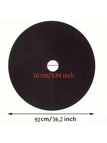 5pcs Thick Breathable Non-Woven Isolation Fabric, Multi-Size No Cutting Needed, Reusable Round Tree Planting Mat, Moisture Retention & Frost Protection Lawn Cover, Suppression, Root Protection, Garden Ground Cover Mat - A - View 11