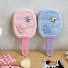 Portable Handheld Mirror, High-Quality Desktop Standing High-Definition Folding Makeup Mirror, Small Mirror For Girls To Touch Up Makeup On The Go - Multicolor - View 10