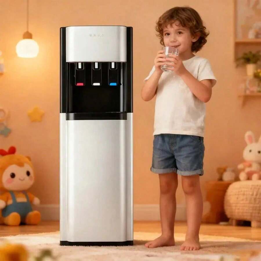 Beverage Ice Bucket & Beverage Dispensers - White - View 1