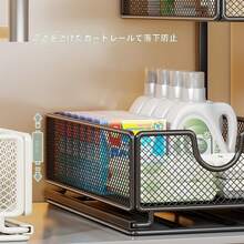 白い3層引き出し式収納12/ - E- ホワイト 3段 - チェックする 6