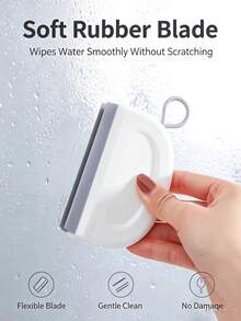Cây gạt nước cầm tay mini dễ thương, lưỡi mềm và linh hoạt, mẫu gương mùa thu giá rẻ, phụ kiện phòng tắm, dụng cụ lau kính cửa sổ, công cụ loại bỏ nước di động, dụng cụ lau kính gắn tường, phù hợp cho phòng tắm, bồn rửa, mặt bếp, dụng cụ vệ sinh nhà tiết kiệm không gian - Nhiều màu - Xem 2