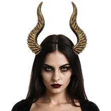 1 chiếc băng đô sừng quỷ nhiều màu mới cho lễ hội Halloween, phụ kiện tóc cosplay DIY, phụ kiện tóc có thể thay đổi kiểu dáng - Nhiều màu - Xem 5