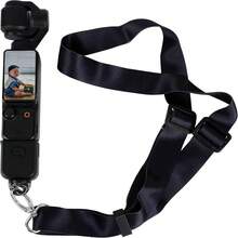 Neck Strap Shoulder Mount Accessories Compatible With DJI Osmo Pocket 3 Camera, GoPro, Insta360 Action Cameras - Black - View 6