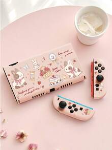 Ayotu مناسب لجهاز Switch 2 الجديد 2025، غلاف وحدة التحكم بنمط الأرنب والوردة والنجمة، مجموعة تشمل بطانية حماية، حقيبة تخزين، بطانية حماية لوحدة التحكم Joy-Con وإكسسوارات متعددة الأنماط الأخرى، خيار مثالي كهدية للعودة إلى المدرسة - مشاهدة 6