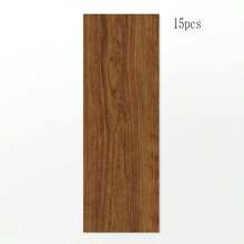 15PCS Wood Grain PVC Floor Stickers Self-Adhesive Cement Floor Direct Laying Flooring Leather Thickened Wear-Resistant Waterproof Anti-Slip Renovation Floor Stickers - Floor Stickers 15pcs - View 14