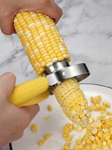 1pc Stainless Steel Corn Kernel Remover Corn Stripper Separator Core Remover - Multicolor - View 5