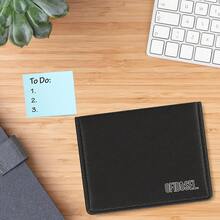 Self-Stick Note Pad Holders - Black - View 6