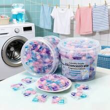 1 Box 50/100/200pcs/5D Laundry Beads, Long-Lasting Fragrance Detergent, High-Efficiency Concentrated Laundry Cleaner, Essential Laundry Sheets For Home And Laundry Room - Liquid - View 2