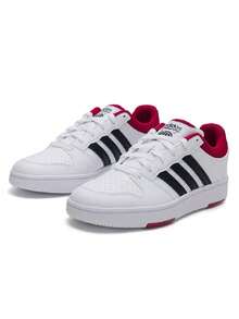 Adidas Men's HOOPS CLASSIC 2026 Summer New Retro Color-Block Casual Sports Sneakers KI1061 - White/Black/Red - View 8