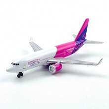 Wizz Air Airplane Model, Die-Cast Metal Model Airplane, Suitable For Collection And Holiday Gifts - Multicolor - View 1