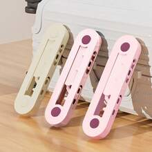 1/2pcs Multi-Hook Foldable Clothes Hanger, Space-Saving Clothing Storage Rack, Portable Hook Design, Travel Essential, Suitable For Hotel, RV, Cruise Ship, Dorm, Closet, Small Bedroom And Other Places - View 8