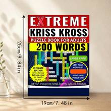 1 Buah: Permainan Puzzle Grid KRISS KROSS Terbaru, 20+ Lembar, Untuk DEWASA DAN LANSIA, Cocok untuk Dimainkan Individu dan Kelompok, dan Juga Dapat Digunakan Sebagai Hadiah Natal dan Halloween - Rectangle - View 9