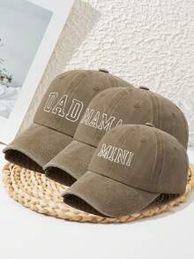 3pcs Embroidered Baseball Cap Set, Washed Adjustable Sun Protection Casual Hat, Suitable For Spring/Autumn Travel, Beach Vacation, Outdoor - A - View 18