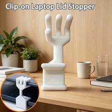 Portable Anti-Pinch Laptop Stand & Cooling System, Fits All Laptops, Screen Lid Stopper, Compatible With Office, Gaming, External Monitor Scenarios, Prevents Accidental Closing And Shutdown, Laptop Anti-Closing Bracket, Clip-On Laptop Lid Stopper, Keyboard Stand - Multicolor - View 4