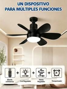 Ceiling Fans - الأسود - مشاهدة 1