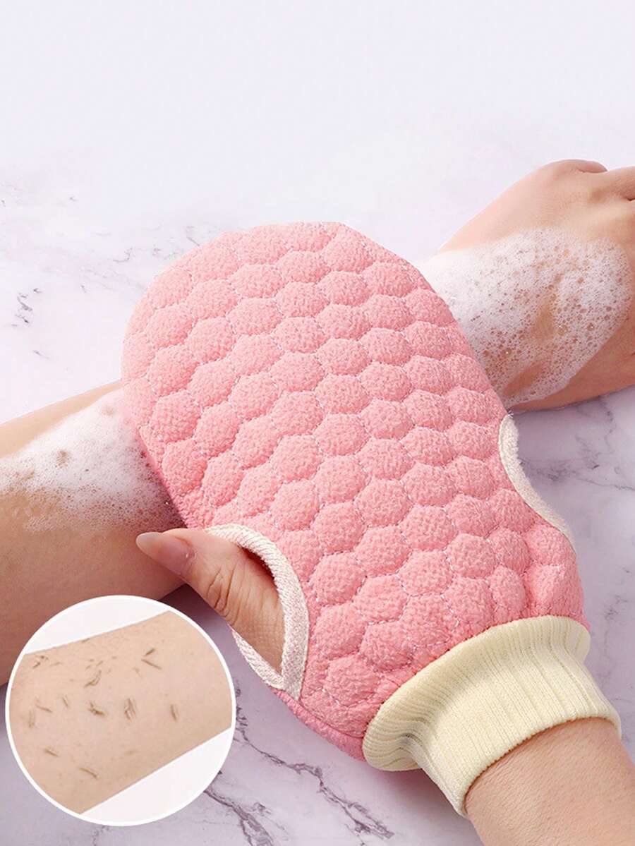 2/1pc Bath Gloves, Exfoliating Scrub Brush For Shower And Massage, Comfortable Cleaning Towel - Multicolor - View 1