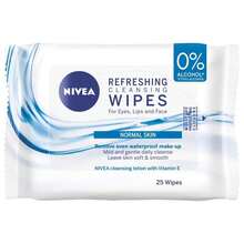 NIVEA 3 In 1 Refreshing Cleansing Wipes ( 25 Wipes) - Floral - View 1