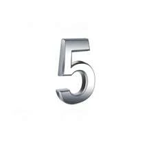 3D 信箱數字 0-9 自黏貼紙，適用於公寓、飯店、街道、房間地址（銀色） - 新品 - 查看 13