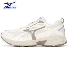 Mizuno New SPEED Retro Chunky Sneakers Lightweight Breathable Cushioned Running Shoes Unisex - Off-white/brown - View 2