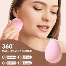 39 Pcs/3 Pcs Total Makeup Tool Kit, Including 20 Pcs Pink‑Black Eye‑Focused Makeup Brushes, 18 Pcs Makeup Accessories And Medium Transparent Carry Bag. Inner Divided Space Separates Brushes And Sponges To Avoid Cosmetic Powder Cross‑Contamination - Multicolor - View 7