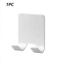 Minimalist Universal Hook, Suitable For Bathroom Accessories, Space-Saving Wall-Mounted Design, Suitable For Minimalist Style Men And Women, Rechargeable Phone, Perfect Storage And Organization, Razor Holder, Bathroom Decor, Suitable For Kitchen And Bathroom - Multiple Styles - View 16