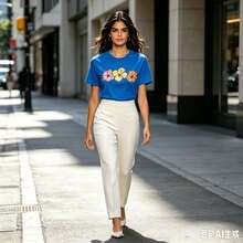 Women Senior T-Shirts & Tops - Blue - View 2
