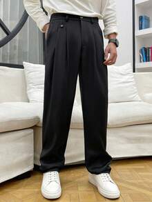 Impala Men Suit Pants - Black - View 2
