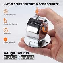 1pc Handheld Multi-Function Click Counter - Portable Tracker For Craft Sewing, Retail Foot Traffic And Event Crowd Control (Compact Design, Keychain Size, Easy To Reset) - Multiple Styles - View 5