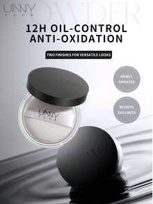 UNNY CLUB Bedak Tabur, Pengatur Riasan Tahan Lama, Pengontrol Minyak, Hasil Akhir Matte, Tekstur Bedak Halus, Ringan dan Tidak Menggumpal, Kering dan Tidak Berminyak, Cocok untuk Pemula, 1 buah, Kosmetik Makeup Merek Ternama - Pengunci riasan kabut ringan - View 9