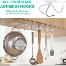 White 5pcs/10pcs/20PCS/30PCS/50pcs PVC (Polyvinyl Chloride) Other Hooks - White - View 10