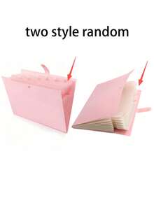 8-Slot Colorful Label Accordion File Folder, Portable Expandable Bill & Receipt Organizer, A4 Letter Size Document Storage, Suitable For Home, School And Office Supplies, Back To School - Multiple Styles - View 6