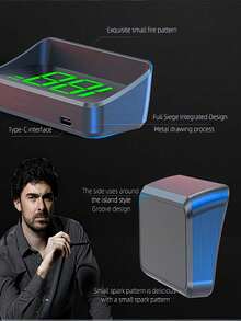 High-Definition Car Head-Up Display (HUD), Optional Km/H/Mph Display, With Windshield Speedometer Projection Function, Equipped With Automatic Light Sensor, Km/H Speed Unit Display, Suitable For All Car Models, Ideal Gift For Christmas, New Year And Thanksgiving - Multi-color - View 7