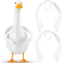 1-2Pcs Poseable Goose Wings For 13-28" Porch Goose,Wavy Edge For Lawn, Patio,Outdoor Statue Decoration - Goose Wing - View 7