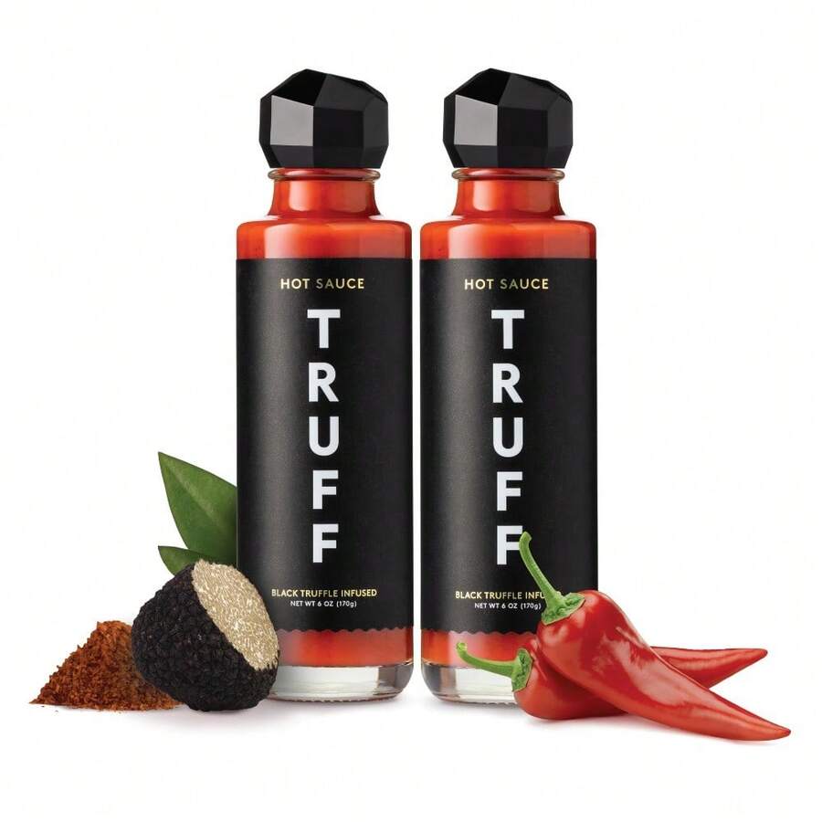 TRUFF Original Black Truffle Hot Sauce, 6 Oz | Black Truffle-Infused Gourmet Hot Sauce With Ripe Chili Peppers, Black Truffle Oil, And Agave Nectar. - Original 2-pack - View 1
