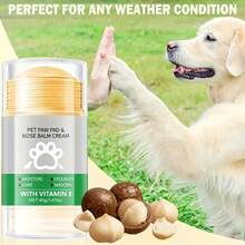 2pcs 40g (1.411 Oz)Moisturizing Balm For Pet Noses And Paw Pads-Suitable For Both Cats And Dogs. Portable And Easy To Use, It Provides Intense Hydration And Deep Nourishment, Alleviating Dryness And Cracking While Caring For Your Pet's Nose And Paws. - View 3