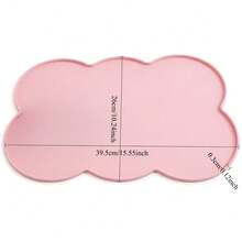 1pc Silicone Pet Feeding Mat – Anti-Spill Anti-Slip Feeding Mat, Suitable For Cats And Dogs (Oval Shape) – Easy To Clean - View 6