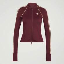 Adidas Sport Superstar Midlayer Shirt, Song Yuqi Style Trefoil Training Series Slim Fit Sports Fitness Jacket KT7027 - Red - View 1