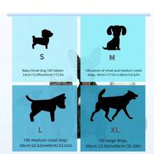 50pcs Pet Cage Toilet Pads, Rabbit Cage Bird Cage Universal Disposable Plastic Tray Film Cover, Cat Litter Bag, Dog Pee Pad, Cleaning Pad Cover, Rabbit Supplies, Cat Supplies, Guinea Pig Cage Liner - White - View 9
